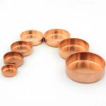 Cylindrical Copper Pipe Covering with Polished Finish for Customer Requirements