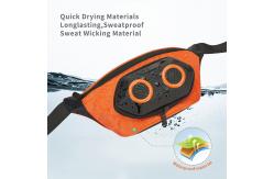 China Outdoor Adjustable Fanny Pack Waterproof Rechargeable With Bluetooth Speaker Stereoc supplier