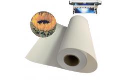 China Premium Inkjet Waterproof Canvas Fabric / Matte Art Printing Poly Cotton Canvas Roll supplier