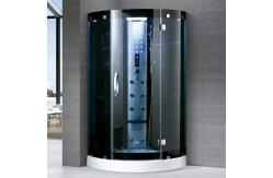 China Tempered Glass Sliding Door Enclosed Steam Shower Cabins Aluminum Frame supplier
