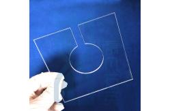 China Coustomization Transparent Uv Fused Silica Sheet Plate For Uvc Led Lamp supplier
