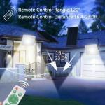 200W Cool White Solar Landscape Flood Lights With Remote Control