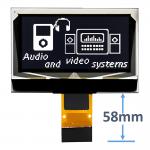 1.3 Inch OLED Display Module 128x64 16 Pin ZIF Connection CH1116 Driver for sale