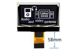 China 1.3 Inch OLED Display Module 128x64 16 Pin ZIF Connection CH1116 Driver supplier