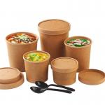 Embossing PE Coated Double Wall Paper Cups 32oz Eco Friendly