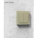 High voltage 250V 10A Plastic Wall Switch Grey / Champagne for sale