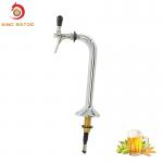 One Way Chrome Plated Single Faucet Beer Tower For Brass Beer Dispenser for sale