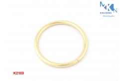 China 4 Inch Metal O Ring Buckle Polished Hanging Plating Purse Strap Rings Durable supplier