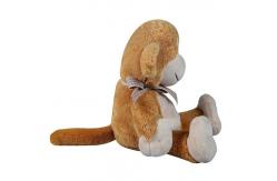 China Cute Stuffed Monkey Toy Long Plush Material PP Cotton Filler 12 Inch Height supplier