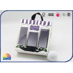 Custom Silver Stamped Folding Paper Box Visible Die Cut Window for sale