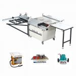 Miniature Precision Sliding Table Saw Machines 220V For Plywood Panel for sale