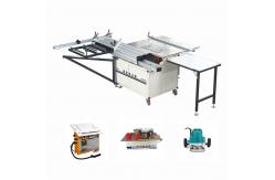 China Miniature Precision Sliding Table Saw Machines 220V For Plywood Panel supplier