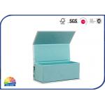 Book Shaped Hinged Lid Gift Box Luxury Pearlescent Packaging Paper Magnet Closure for sale