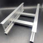 Powder Coated Cable Bridge Customized Aluminum Cabbel Ladder for sale