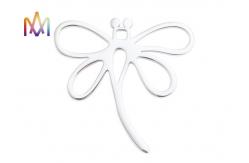 China OEM ODM Dragonfly Shaped Hollow Style Pendant DIY Metal Charms supplier