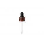 Pipette Glass Dropper With Different Lenghts Bamboo Dropper Caps For Bottles