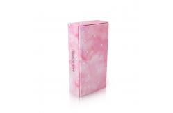China CDR Pink Exquisite Printing Cosmetics Packaging Boxes With Lids supplier