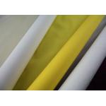 Plain Weave Yellow White Mesh Screen , 110 Mesh Silk Screen Super Precision for sale