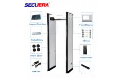 China Visual Audible Alarm Pass Through Metal Detector 255 Level Sensitivity supplier