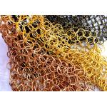 Ring Dia 1.0 x 20mm S Hook Metal Mesh Drapery with Flat Wire For Ceiling Treatments for sale