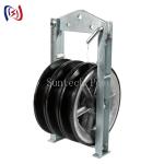 ODM Transmission Line Neoprene Aluminum Sheaves Conductor Stringing Blocks for sale