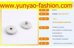 China March  factory making burlap fabric covered button supplier