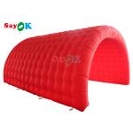 210D Oxford Cloth Inflatable Tunnel Tent Advertising Custom Blow Up Channel Tent for sale