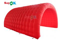 China 210D Oxford Cloth Inflatable Tunnel Tent Advertising Custom Blow Up Channel Tent supplier