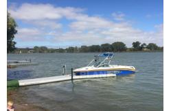 China Drop Stitch Inflatable Yacht Dock Y Pontoon Platform For Boat Parking supplier