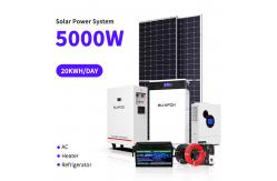 China Solar Power System 5kw/10kw Home Solar Panel Kit Polycrystalline Silicon Panels supplier