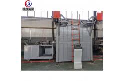 China Playground Slide Shuttle Rotomolding Machine Circular Oven Structure supplier