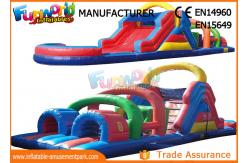 China Interesting Inflatables Obstacle Course For Amusement Park / Fun City supplier