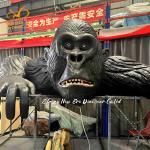 Vivid Robotic Lifesize Animatronic Animal Chimpanzee for Themed Park for sale