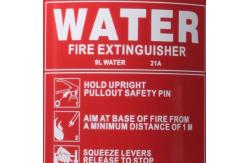 China CE EN3 10L Water Filled Fire Extinguisher Pressurized Fires Caused By Flammable Gas supplier