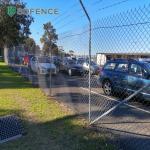 6ft Height Diamond Mesh Chain Link Fence Ideal For Green Garden Farm Square Post Type for sale