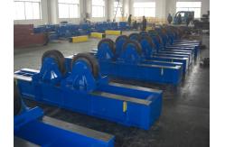 China Hydraulic Adjustable Pipe Tank Turning Rolls With Rubber Coated supplier