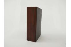 China T5 / T6 Wood Finish Aluminium Profiles For Transportation Square Shape supplier