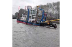 China Max Dredging Depth 45° 8m Cutter Suction Dredger For Riverbed Sand Extraction supplier