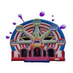 Ferris Wheel Inflatable Combo Bounce House / Commercial Jumping Castle for sale
