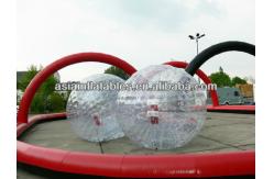 China Colourful Zorb Ball Inflatable Racing Track for Events supplier