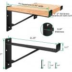 Floating Hidden Shelf Brackets Heavy Duty Shelf Brackets Industrial Iron L Shelf Bracket for sale