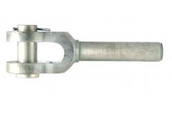 China 1 Inch Open Swage Socket Wire Rope Galvanized Carbon Steel supplier