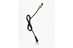 China GX12 2-Core Aviation Connector Cable, Single Female Plug, Power Lead With Stripped Ends supplier