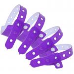 Manufacturer Disposable Custom Wristband Plastic Vinyl PVC Neon Fluorescent Color Waterproof Event Party Gift Wristband for sale