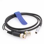 Sound Devices XL-LB2 0B 5pin Right Angle to Double BNC Time Code Input Output Cable 60cm for sale