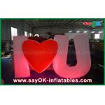 Special  Design Giant Outdoor Inflatable Led Letter / Number with Remote Controller for sale