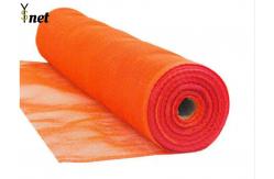 China Heavy Duty Construction Safety Mesh Orange Fire Retardant Mesh Fabric 2m*50m supplier
