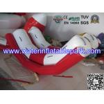 Durable Inflatable Water Totter / PVC Tarpaulin Inflatable Water Games Seesaw