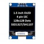 1.5 Inch OLED Display Panel Module Unit 128x128 Pixels 4 Pins I2C Interface With LED Display Controller for sale
