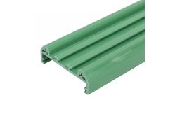 China Profiled Green Custom PVC Profile Extrusion Environment Friendly Extruded Pvc Shapes supplier